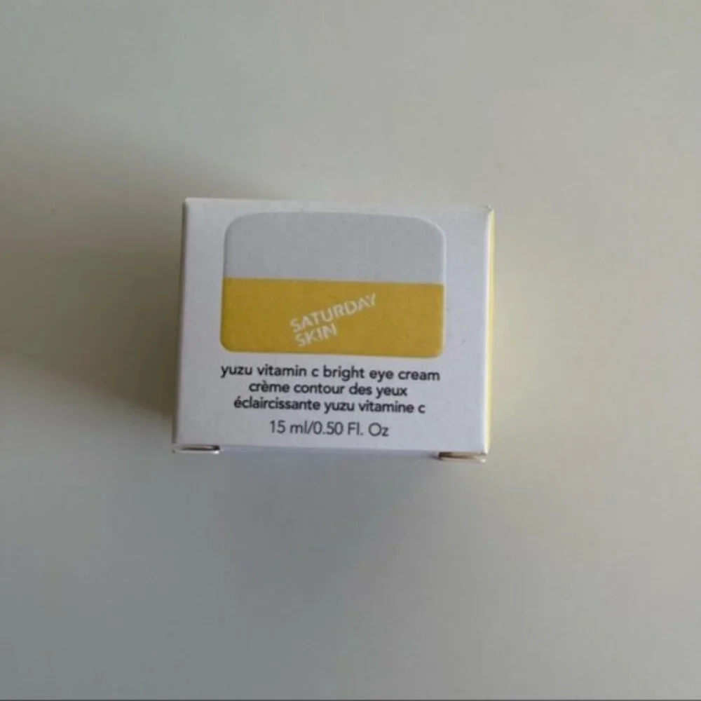 Saturday Skin Yuzu Vitamin C Bright Eye Cream 0.5 oz 15mL New